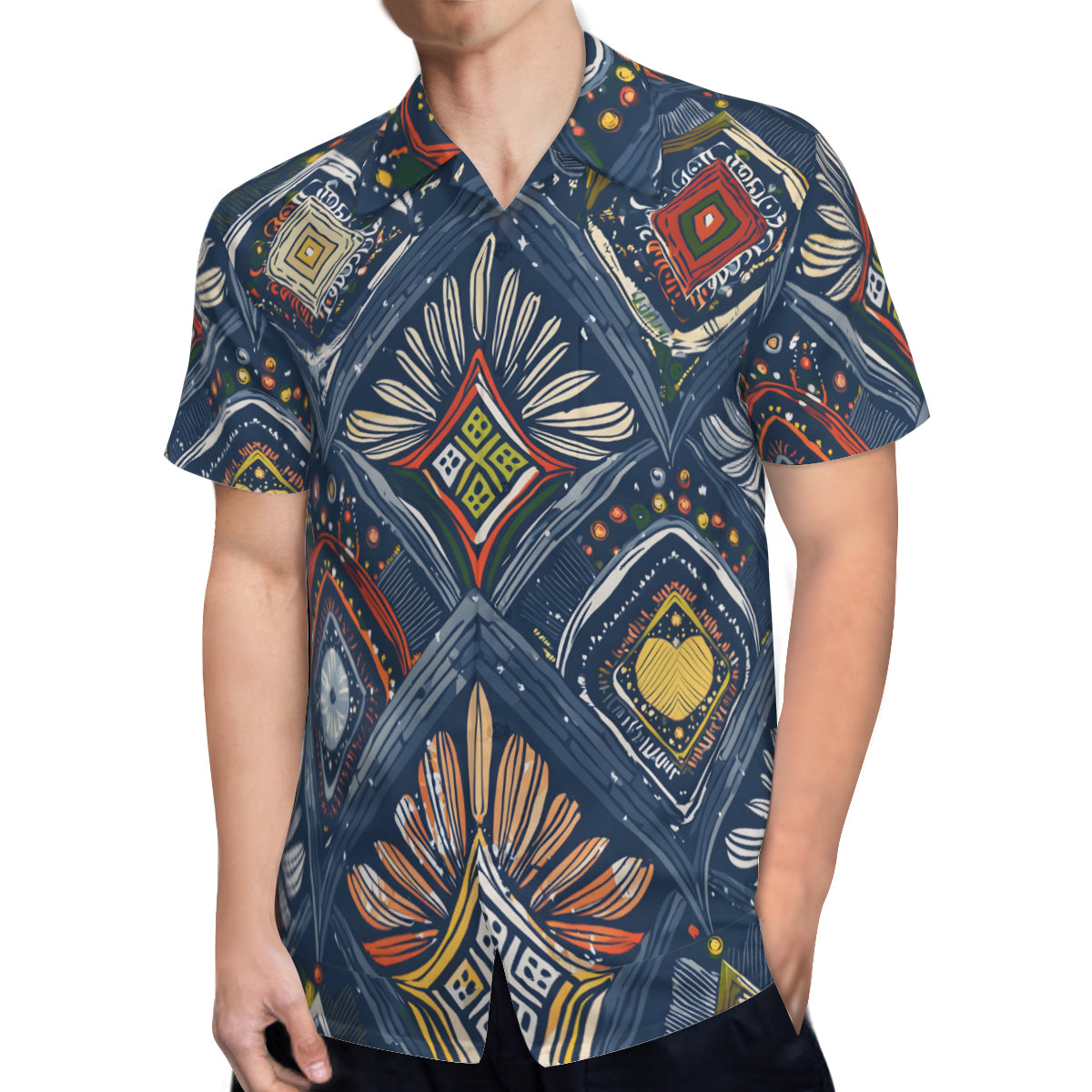 Abstract Pattern Hawaiian Shirt