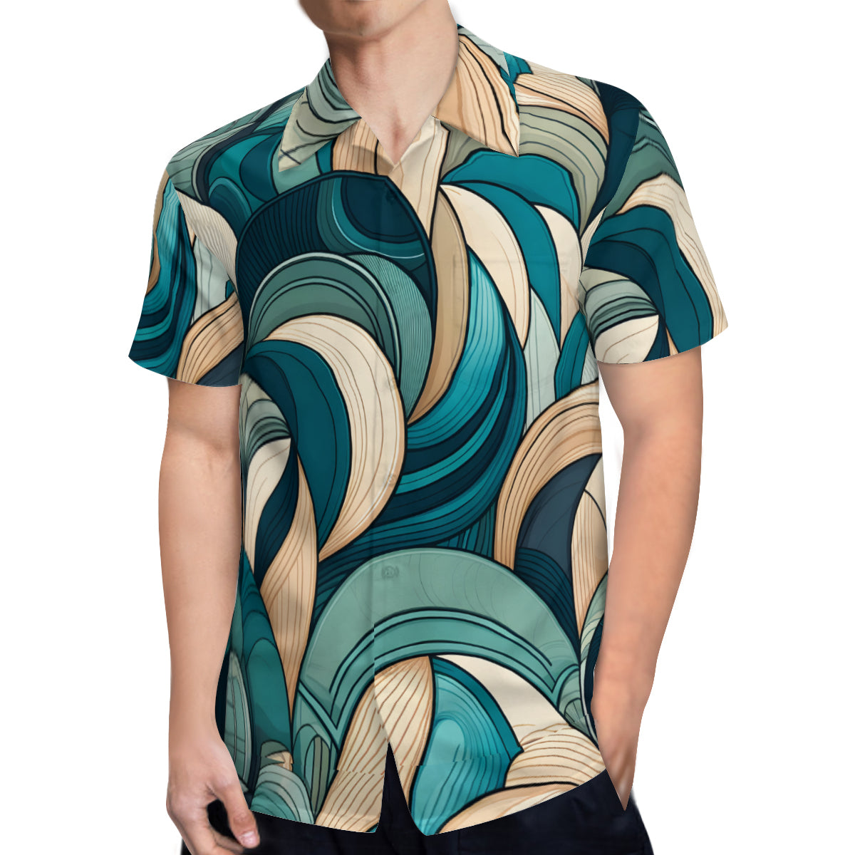 Abstract Pattern Hawaiian Shirt