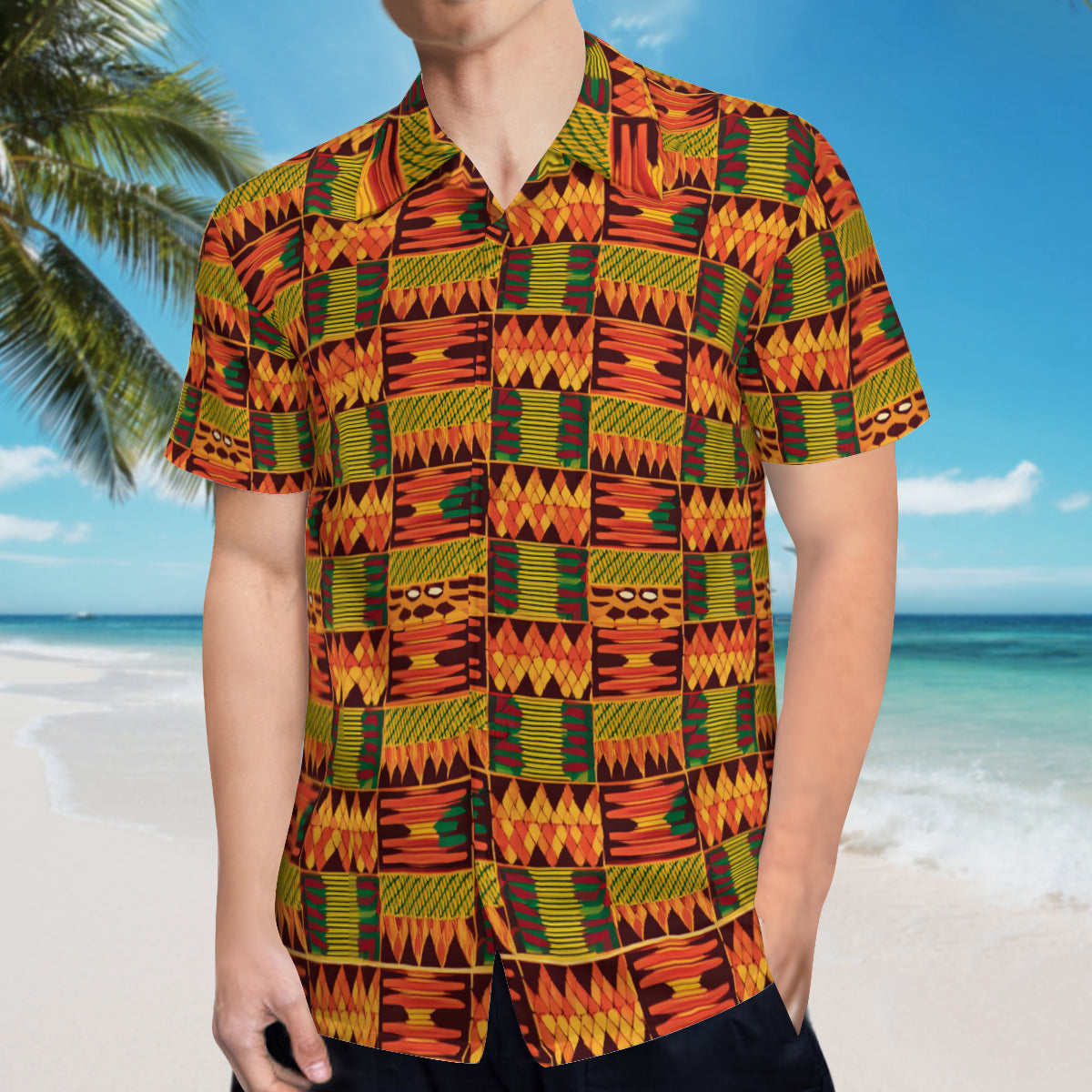 Abstract Kente Pattern