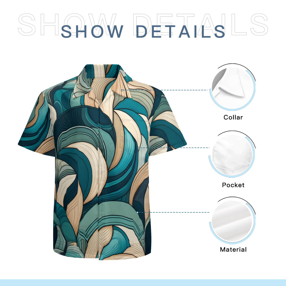 Abstract Pattern Hawaiian Shirt