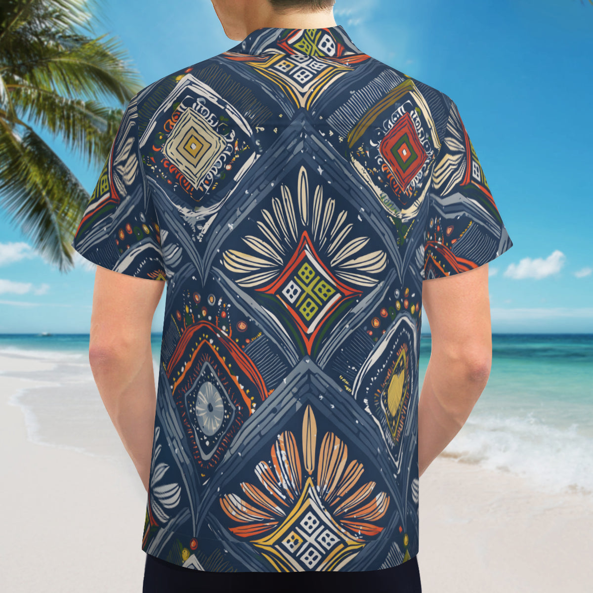 Abstract Pattern Hawaiian Shirt