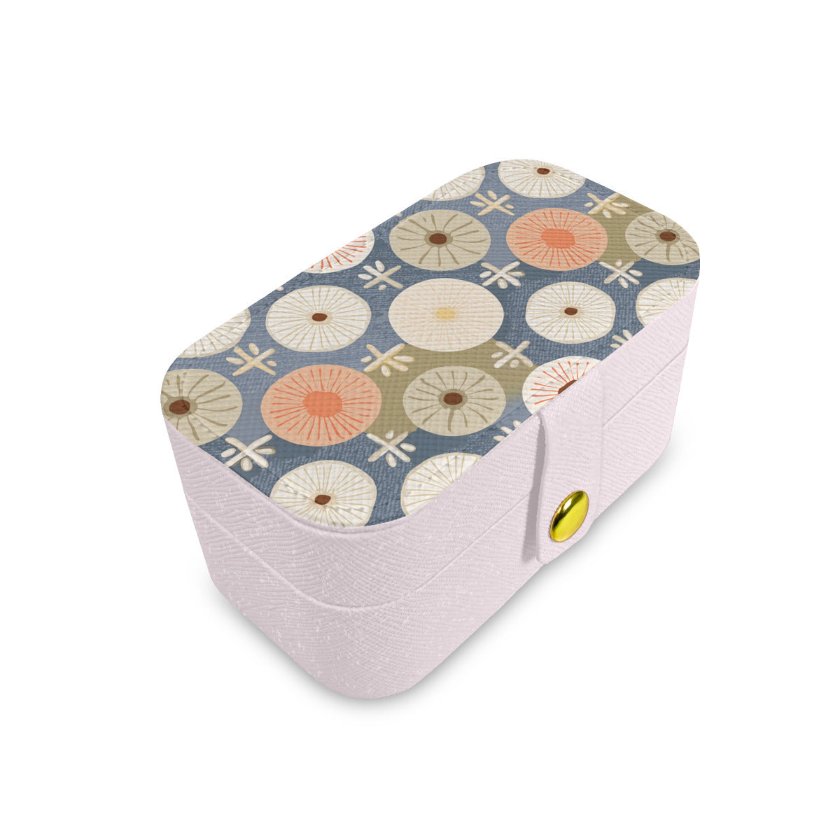 Abstract Pattern Personalized Portable Jewelry Box