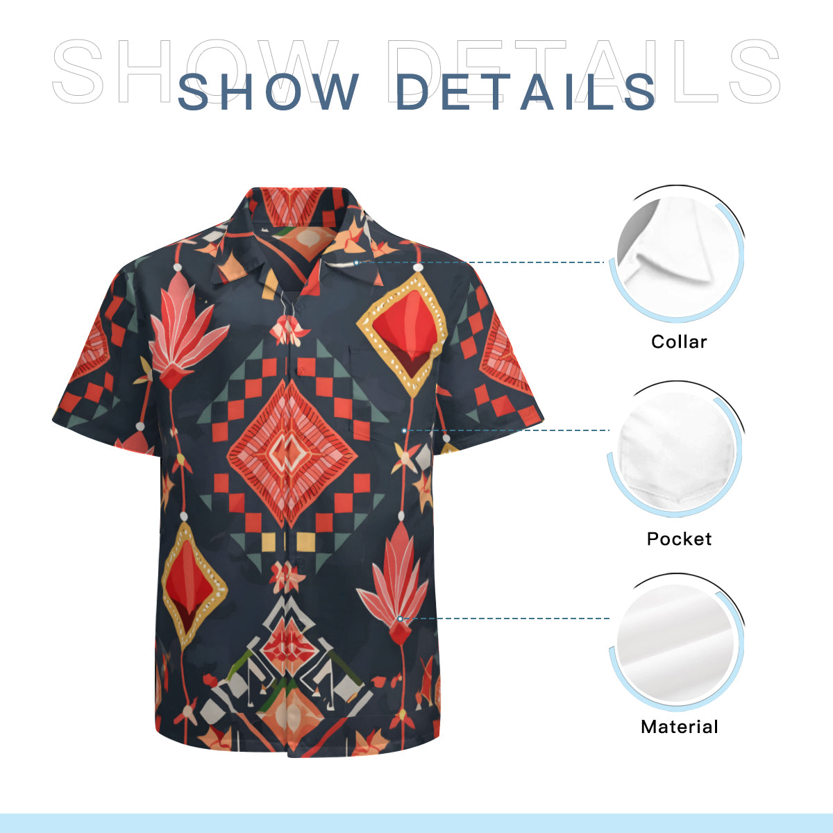 Abstract Pattern Hawaiian Shirt