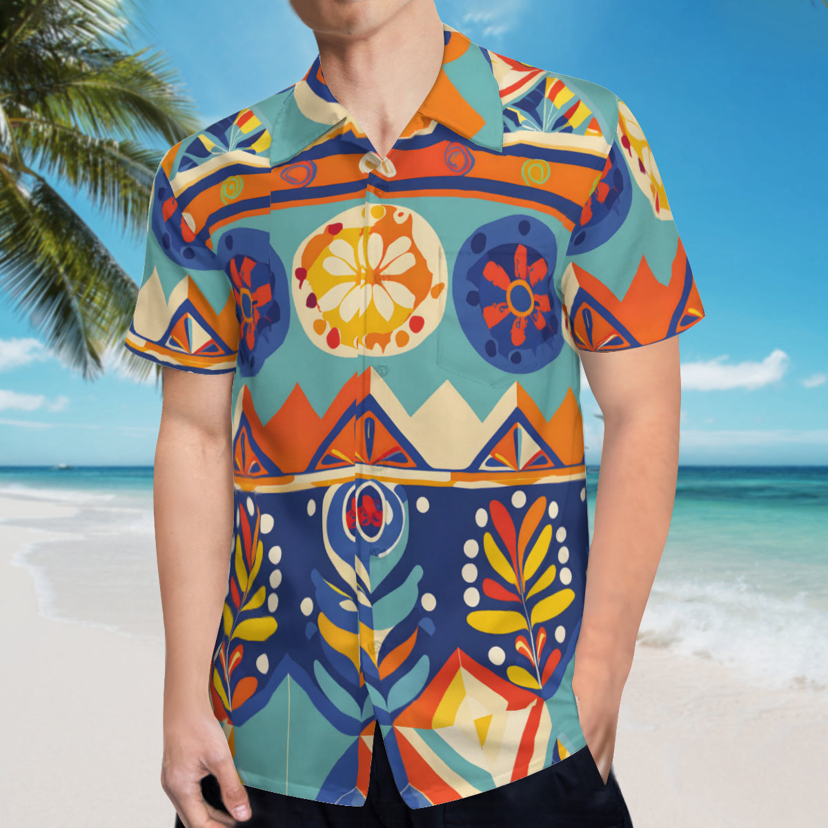 Abstract Pattern Hawaiian Shirt