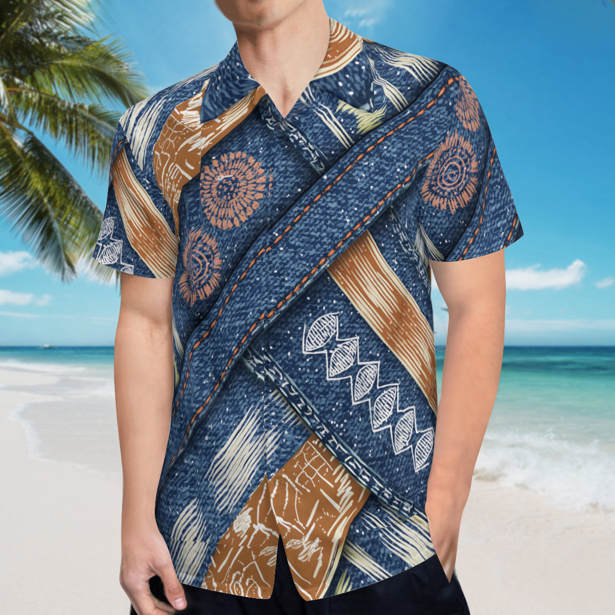 Abstract Pattern Hawaiian Shirt