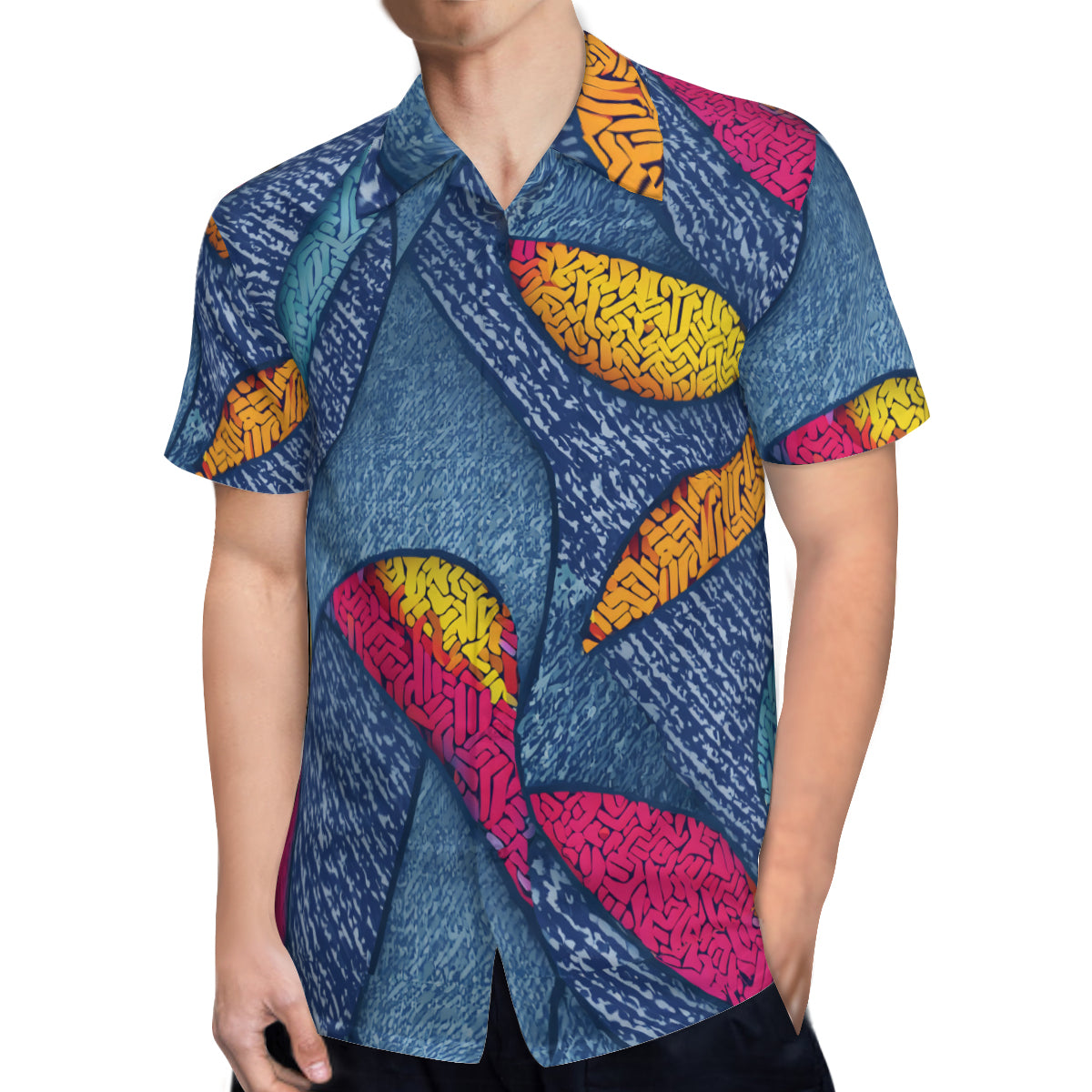 Abstract Pattern Hawaiian Shirt