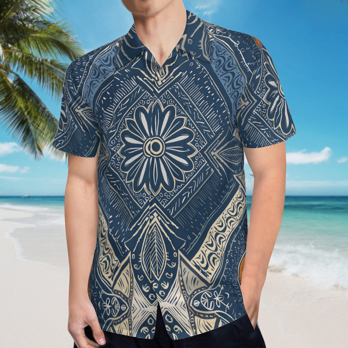 Abstract Pattern Hawaiian Shirt