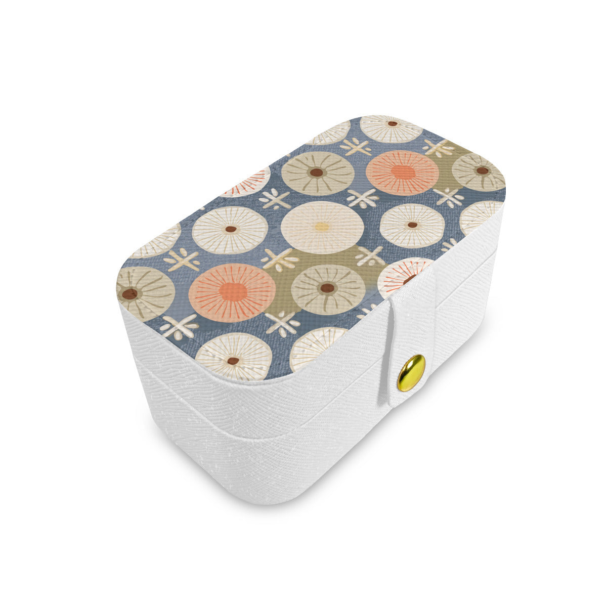 Abstract Pattern Personalized Portable Jewelry Box