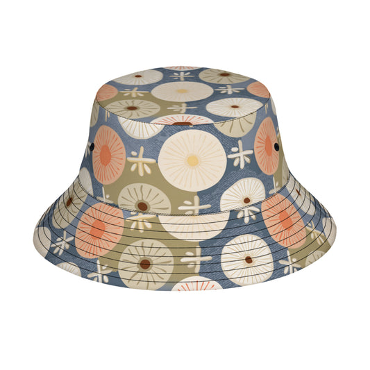 Abstract Pattern Double-Sided Unisex Polyester Bucket Hat