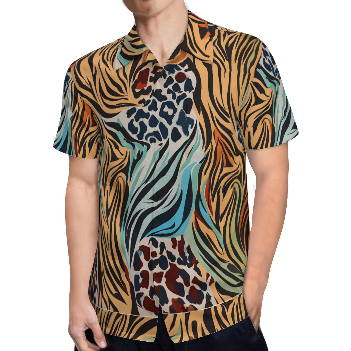 Animal Print Pattern Hawaiian Shirt