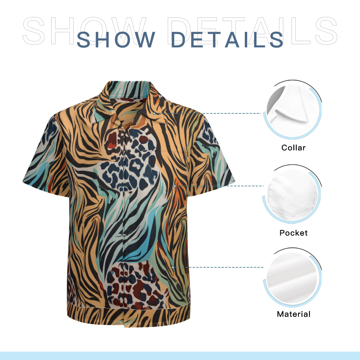 Animal Print Pattern Hawaiian Shirt