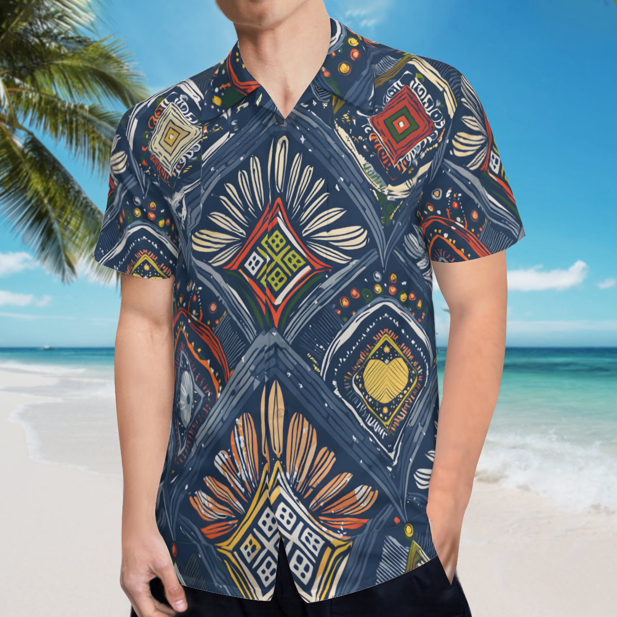 Abstract Pattern Hawaiian Shirt